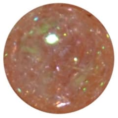 16mm Coral Crackle Acrylic Bubblegum Beads