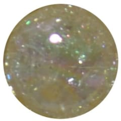 16mm Cream Crackle Acrylic Bubblegum Beads