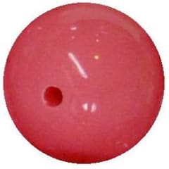 16mm Coral Acrylic Bubblegum Beads