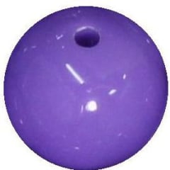 16mm Lavender Acrylic Bubblegum Beads
