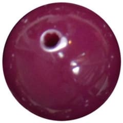 16mm Maroon Acrylic Bubblegum Beads