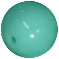 16mm Mint Acrylic Bubblegum Beads