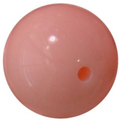 16mm Peach Acrylic Bubblegum Beads