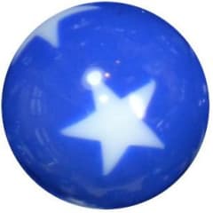 16mm Royal Blue Acrylic Bubblegum Beads