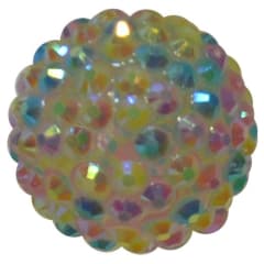22mm Mystic Confetti Rhinestone Bead