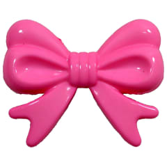 45mm Pink Bow Bubblegum Beads