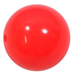20mm Neon Pink Jelly Style Acrylic Bubblegum Beads