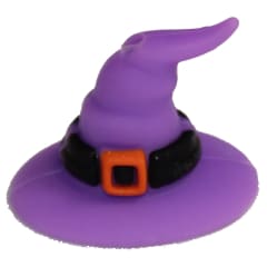 Witch Hat 3-D Silicone Focal Bead