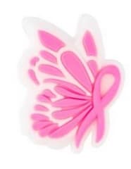 Butterfly Style Cancer Support Silicone Focal Bead