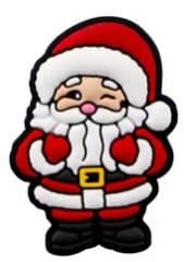 Jolly Christmas Santa Silicone Focal Bead