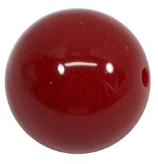 20mm Burgundy Acrylic Bubblegum Beads