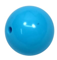20mm Caribbean Blue Acrylic Bubblegum Beads