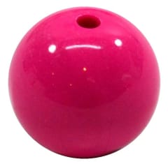 20mm Hot Pink Acrylic Bubblegum Beads