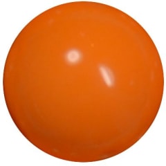 20mm Tangerine Acrylic Bubblegum Beads