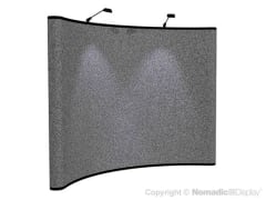 Coyote Fabric and Velcro Receptive Pop Up Trade Show Booths