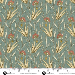 AUTUMN BOUQUET:  Milkweed in Aqua by Renee Nanneman