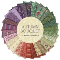 AUTUMN BOUQUET:   FAT QUARTER BUNDLE (28)  by Renee Nanneman