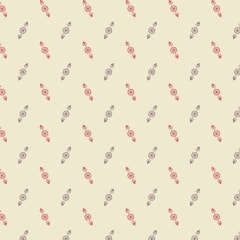AYLA:  Cog and Arrow  Shirting Linen Cream  A-1722-L   by Max and Louise