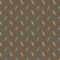 AYLA:   Cog and Arrow Shirting Hot Cocoa Brown A-1722-N1  by Max and Louise