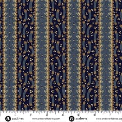 Fredericksburg Revisited by Jo Morton  Ribbon Strip Indigo A-2883-B