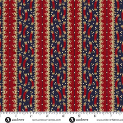 Fredericksburg Revisited by Jo Morton  Ribbon Strip Crimson A-2883-RB