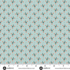 FARMERS DAUGHTER  Pasture Paisley Blue  A-10082-B     by Laundry Basket Quilts