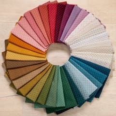 POPPY SEEDS HALF YARD BUNDLE  (20) by Laundry Basket Quilts)