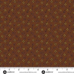 SPICE MARKET:     DOGWOOD in Chocolate  Brown  by Jo Morton