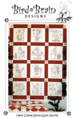 CD Here Comes Santa Quilt Machine Embroidery