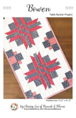 Bowen Table Runner Pattern by Branch & Blume