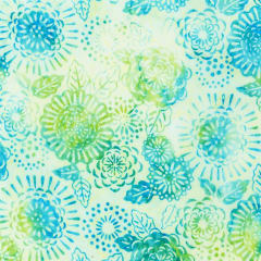 Batik Hermosa Robert Kaufman 22054-333-Sea Glasss is a teal blue batik fabric.