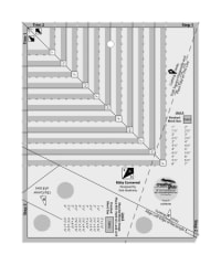 Creative Grids Quilt Ruler Kitty Cornered # CGRDH5