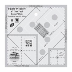 Creative Grids Square on Square 6in Trim Tool # CGRJAW7