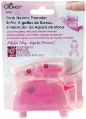 Clover Desktop Needle Threader Pink