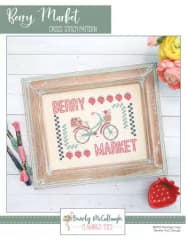 Berry Market Cross Stitch Pattern by Flamingo Toes