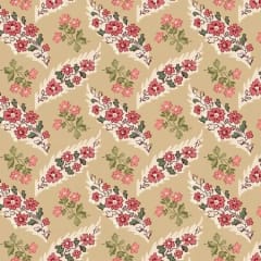 MARIAKERKE Cream Floral Leaf Trellis  by Michelle Yeo