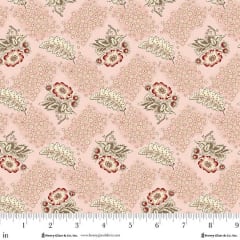 LOST GARDENS OF HELIGAN:   Floral Trellis Pink 3591-22 by Michelle Yeo