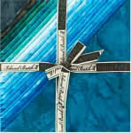 Basics Tantalizing Teals 10in Squares Layer Cake from ISLAND BATIK