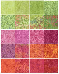 POSY TWIST Batik Layer Cake from ISLAND BATIK