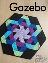 Gazebo Table Topper Quilt Pattern by Jaybird Quilt Designs