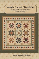 Maple Leaf Shuffle Quilt Pattern by Kansas Troubles Quilts