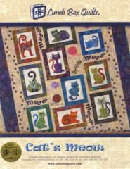 Cat's Meow Embroidery CD by Lunch Box Quilts