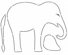 Elephants Applique Quilt Pattern by Laundry Basket Quilts