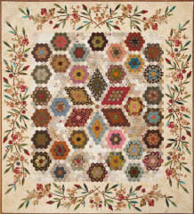 Flower Garden  Quilt Pattern by Laundry Basket Quilts