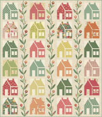 Lady Tulip Homestead Quilt Pattern by Laundry Basket Quilts