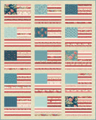 Made in USA Lighthouse Version Quilt Pattern by Laundry Basket Quilts