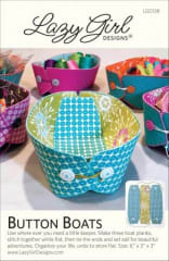 Button Boats Pattern from Lazy Girl Designs
