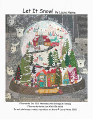 Let It Snow Collage Quilt Pattern by Laura Heine