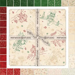 CHRISTMASTIME TEN INCH SQUARE LAYER CAKE