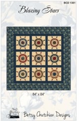 Maria's Sky Blazing Stars Quilt Pattern by Betsy Chutchian for Moda
